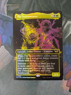 The Swarmweaver - Foil Borderless | 7% Off 2+ | Duskmourn | NM | MTG - Image 1
