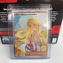Pokemon Full Art Lillie’s Determination Special Illustration Rare 184/132 SAR - Image 1