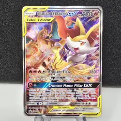 Pokemon Charizard & Braixen GX Tag Team Promo Holo Sun & Moon SM230 - Image 1