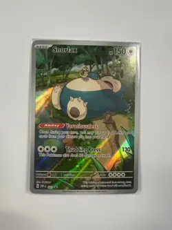 Pokemon TCG Snorlax 051 Scarlet & Violet 151 Holo Promo Card Sealed - Image 1