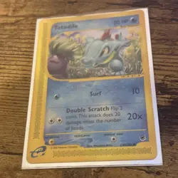 Pokemon TCG Totodile 134/165 Expedition Set Non Holo LP - Image 1