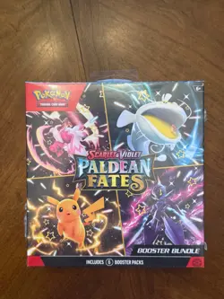 Pokemon TCG Scarlet And Violet: PALDEAN Fates Booster Bundle Box Sealed - Image 1