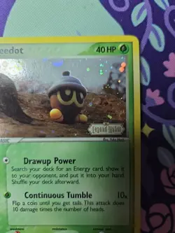 Pokemon TCG EX Legend Maker Seedot 61/92 Reverse Holo Lightly Played - Image 3