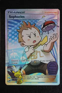 Sophocles 146/147 - Pokemon TCG - Sun & Moon Burning Shadows (LP) - Image 1