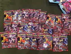 Pokemon Destined Rivals Booster Box - 36x Booster Packs (Loose) - New & Sealed - Image 1