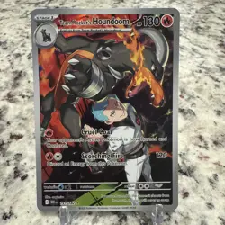 Pokemon TCG Team Rockets Houndoom Illustration Rare 191/182 Destined Rivals 🔥 - Image 1