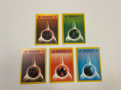 First Edition Pokemon TCG Energy Lot Set Of 5 WOTC LP/NM Neo Genesis - Image 1