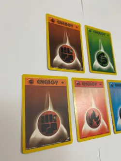 First Edition Pokemon TCG Energy Lot Set Of 5 WOTC LP/NM Neo Genesis - Image 2