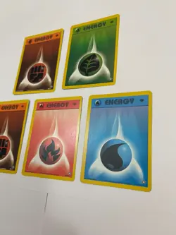 First Edition Pokemon TCG Energy Lot Set Of 5 WOTC LP/NM Neo Genesis - Image 4