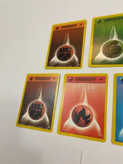 First Edition Pokemon TCG Energy Lot Set Of 5 WOTC LP/NM Neo Genesis - Image 5