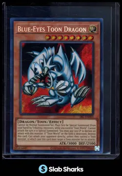 2023 YU-GI-OH! SPELL RULER #SRL-EN000 25TH ANNIVERSARY BLUE-EYES TOON DRAGON - Image 1