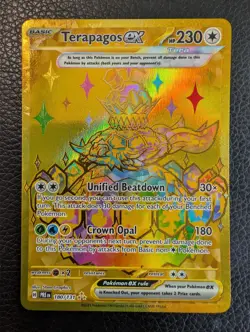 Terapagos ex - 180/131 Prismatic Evolutions (Pokemon) Golden Hyper Rare - Image 1