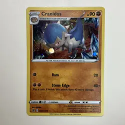Cranidos - SWSH274 - Promo Pokemon TCG Black Star Promo NM Cosmo Holo - Image 1