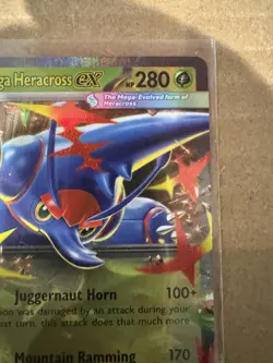 Mega Heracross EX 004/094 Double Rare - Phantasmal Flames Prerelease-Pokemon TCG - Image 3