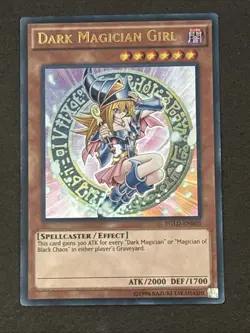 Dark Magician Girl (B) YGLD-ENB03 Yugi's Legendary Decks Unlimited Ultra LP - Image 1