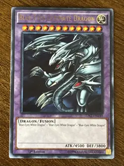 Blue-Eyes Ultimate Dragon LDK2-ENK40 Legendary Decks II-1st Ed Ultra Rare LP - Image 1