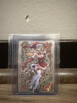 Yugioh - Amanda LaPalme - Dark Magician Girl Christmas Metal Silver Field Center - Image 1