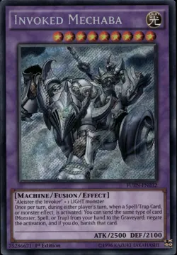Invoked Mechaba EU 1st Ed Secret Rare FUEN-EN032 Yu-Gi-Oh! - Image 1