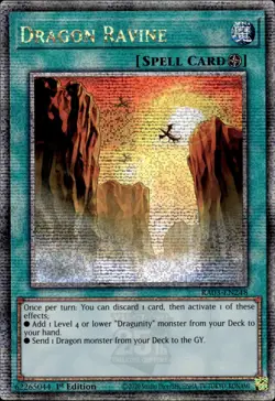 Dragon Ravine - Quarter Century Secret Rare 1st Edition RA03-EN248 - NM - YuGiOh - Image 1