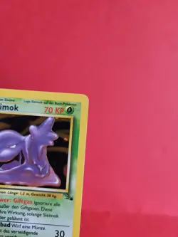 Pokemon Karte/card - Sleimok Muk 13/62 Fossil Holo 1. Edition Swirl Excellent++ - Image 3