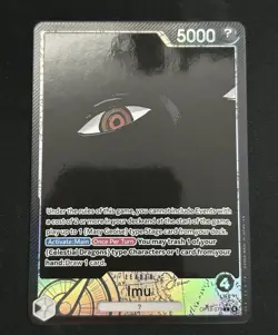 OP13-079 Imu Alternate Art English Leader One Piece Card Carrying On His Will - Image 1