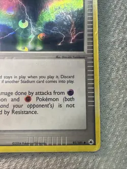 Magnetic Storm 91/101 Hidden Legends Reverse Holo 2004 Pokemon Card - Image 4