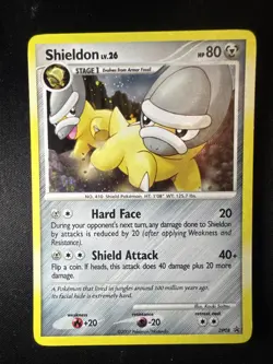 Shieldon DP08 Diamond and Pearl Holo 2007 Promo Pokemon Card Lp - Image 1