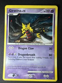 Giratina Lv. 70 - 028/127 Deck Exclusives Holo 2009 Pokemon Card Lp - Image 1