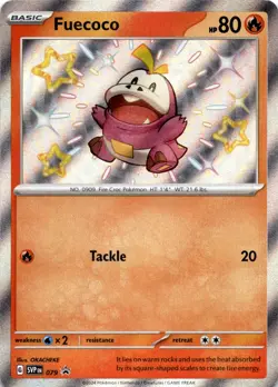 Fuecoco SV: Scarlet & Violet Promo Cards 079 Promo Holo Pokemon - Image 1