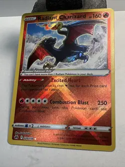 Radiant Charizard 020/159 Crown Zenith Shiny Ultra Rare Pokemon Card Mint NM - Image 1
