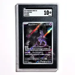 2023 Pokemon Card 151 183/165 Mewtwo Art Rare AR Japanese SGC 10 SV2a GEM MINT - Image 1