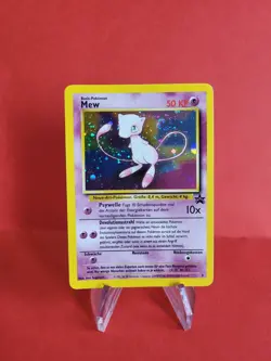 Pokemon Karte/card - Mew - Black Star Promo 9 - SWIRL Holo Excellent+ - Image 1