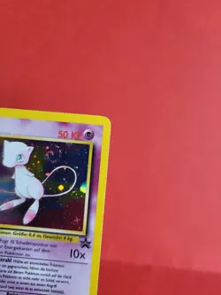 Pokemon Karte/card - Mew - Black Star Promo 9 - SWIRL Holo Excellent+ - Image 3