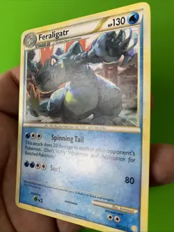 Feraligatr 20/123 HeartGold & SoulSilver Non-Holo Pokemon Card LP+ - Image 4