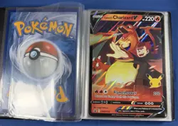 POKEMON FIRST PARTNER BINDER & PROMO JUMBO CARDS LOT OF (11) PIKACHU CHARIZARD + - Image 3