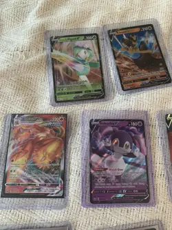Pokemon TCG Sword And Shield Holo Foil 15 Rare Cards Lot 2022 Beedrill Luxray - Image 5