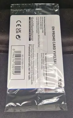 Yveltal Sealed Mega Evolution Uk Promo Card Stamped Pokemon TCG - Image 2