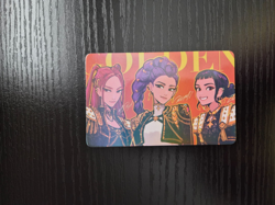 KPop Demon Hunters Collectible Trading Card (H) - HUNTR/X - Rumi, Mira, Zoey - Image 1