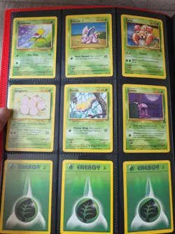 WOTC 1999 Holo Rare Pokemon Card Bundle Base Set Jungle Fossil Binder x81 Cards - Image 2