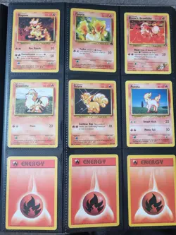 WOTC 1999 Holo Rare Pokemon Card Bundle Base Set Jungle Fossil Binder x81 Cards - Image 3