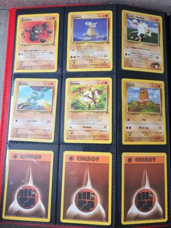 WOTC 1999 Holo Rare Pokemon Card Bundle Base Set Jungle Fossil Binder x81 Cards - Image 4