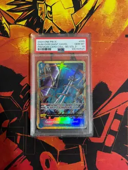 One Piece Prem Card Collection - Gum-Gum Giant Gavel OP03-055 PSA 10 - Image 1
