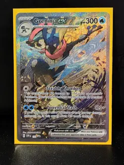 Greninja EX 132 SV Scarlet & Violet Promo Holo Card NM Condition - Image 1