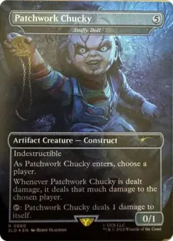 MTG English Patchwork Chucky - Stuffy Doll NM Foil Secret Lair - Image 1