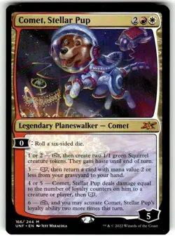 Comet, Stellar Pup Unfinity Regular MTG NM - Image 1