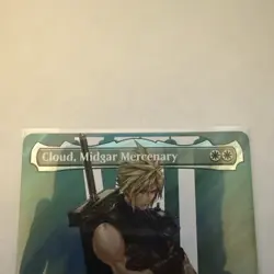 Cloud, Midgar Mercenary (Borderless) (Surge Foil) Final Fantasy Foil - Image 2