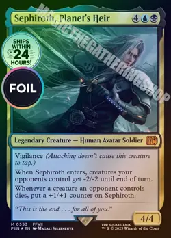 Sephiroth, Planet's Heir #553 *FOIL* - Final Fantasy MTG - Near Mint - Image 1