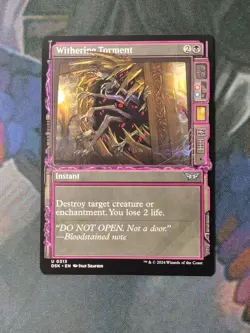 Withering Torment - Showcase | 7% Off 2+ | Duskmourn | NM | MTG - Image 1