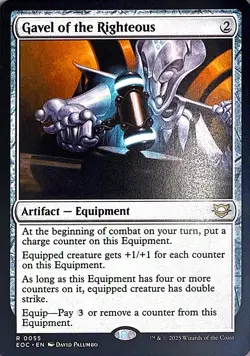 Gavel of the Righteous Non- Foil R Commander: Edge of Eternities 55 NM - Image 1