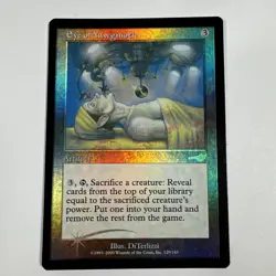 MTG Eye of Yawgmoth [Foil] Rare #121 LP English Nemesis 2000 - Image 1